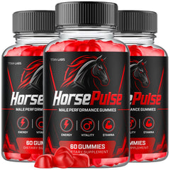 (3 Pack) Horse Pulse Gummys Advanced Male Health Support HorsePulse 180 Gummies