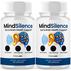(2 Pack) MindSilence Nootropic Brain Health Support Supplement Mind Silence 120 Capsules