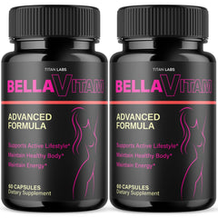 (2 Pack) Bella Vitam Advanced Energy & Fitness Support BellaVitam 120 Capsules