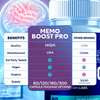 Image of (3 Pack) Memo Boost Pro Nootropic Natural Brain Support MemoBoostPro 180 Capsules