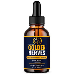 Golden Nerves Drops Advanced Nerve Health Max Support GoldenNerves 30 Servings