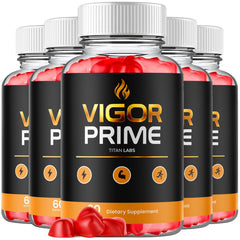 (5 Pack) Vigor Prime Gummy Advanced Male Support Formula VigorPrime 300 Gummies