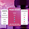Image of (1 Pack) Peak State Advanced Male Health Support Formula PeakState 60 Capsules