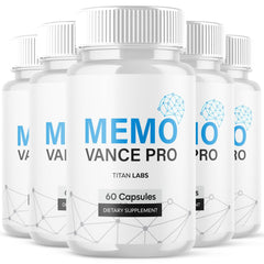 (5 Pack) Memo Vance Pro Advanced Natural Brain Support MemoVancePro 300 Capsules