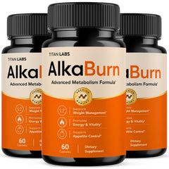 (3 Pack) AlkaBurn Advanced Energy and Fitness Support Supplement Alka Burn 180 Capsules