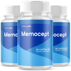 (3 Pack) Memocept Nootropic Natural Formula Brain Supplement Memo Cept 180 Capsules