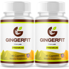 (2 Pack) GingerFit Advanced Energy & Fitness Support Formula Ginger Fit 120 Capsules