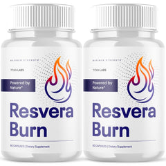 (2 Pack) Resvera Burn Advanced Energy & Fitness Support ResveraBurn 120 Capsules