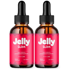 (2 Pack) Jelly Slim Drops Natural Health & Fitness Support JellySlim 60 Serving