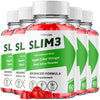 Image of (5 Pack) Slim 3 ACV Gummys 1000MG Advanced Slim Three Supplement 300 Gummies