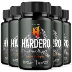 (5 Pack) Hardero Advanced Male Support Supplement Hard Ero 300 Capsules