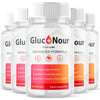 Image of (5 Pack) Gluco Nour Advanced Blood Health Support Formula GlucoNour 300 Capsules