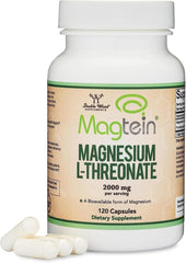 Magnesium L Threonate, Magtein, Sleep and Cognitive Support  – 120 Capsules