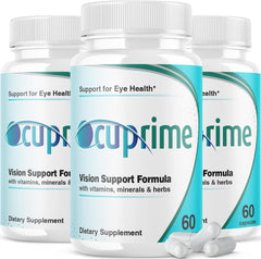 (3 Pack) Ocuprime for Eyes Supplement Advanced Vision Support (180 Capsules)