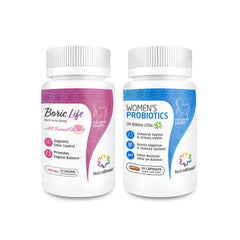 NutraBlast Boric Acid Vaginal Suppositories - Boric Life Intimate Health Support (14 Count)