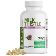 Bronson Milk Thistle Silymarin Marianum 90 Capsules