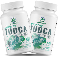 (2 Pack) TUDCA Supplements 1100mg, TUDCA Liver Supplement for Liver Cleanse Detox and Repair, Ultra Strength Bile Salt Liver Support, 120 Capsules