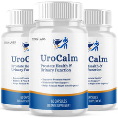 (3 Pack) UroCalm Advanced Prostate & Bladder Support Formula Uro Calm 180 Capsules