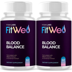 FitWell Advanced Natural Blood Health Support Supplement Fit Well 120 Capsules
