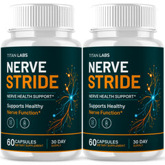 Nerve Stride Nootropic Natural Nerve Support Supplement NerveStride 120 Capsules