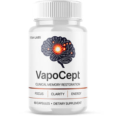VapoCept Nootropic Natural Brain Health Support Formula Vapo Cept 60 Capsules
