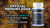Image of (2 Pack) Memory Edge Nootropic Natural Brain Supplement MemoryEdge 120 Capsules