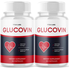 (2 Pack) Glucovin Advanced Blood Health Support Formula Gluco Vin 120 Capsules