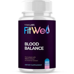 FitWell Advanced Natural Blood Health Support Supplement Fit Well 60 Capsules