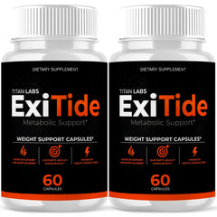 (2 Pack) ExiTide Advanced Energy & Fitness Formula Max Supplement Exi Tide 120 Capsules