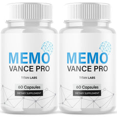 (2 Pack) Memo Vance Pro Advanced Natural Brain Support MemoVancePro 120 Capsules