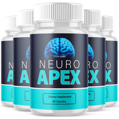 (5 Pack) Neuro Apex Pills Nootropic Natural Brain Supplement NeuroApex 300 Capsules