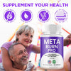 Image of (1 Pack) Meta Burn Pro Advanced Energy & Fitness Formula MetaBurnPro 60 Capsules