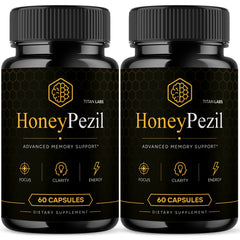 HoneyPezil Nootropic Brain Health Support Supplement Honey Pezil 120 Capsules