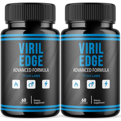 (2 Pack) Viril Edge Advanced Male Health Support Formula VirilEdge 120 Capsules