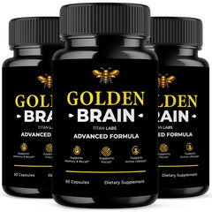 Golden Brain Nootropic Natural Brain Health Max Support GoldenBrain 180 Capsules
