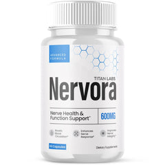(1 Pack) Nervora Nootropic Natural Brain Support Supplement Nerv Ora 60 Capsules
