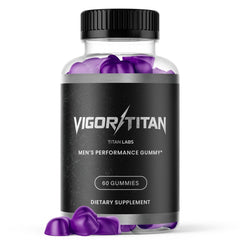 (1 Pack) Vigor Titan Gummy Advanced Male Support Formula VigorTitan 60 Gummies