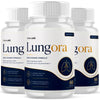 Image of Lungora Advanced Lungs Health Support Vitamin Supplement Lung Ora 180 Capsules