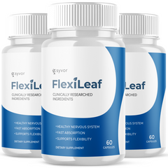 (3 Pack) FlexiLeaf Joint Support Advanced Formula Supplement Flexi Leaf 180 Capsules