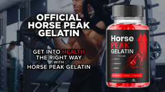 (2 Pack) Horse Peak Gelatin Advanced Male Health Support Supplement 120 Gummies