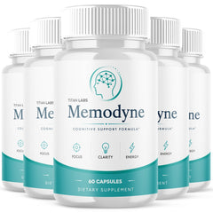 (5 Pack) Memodyne Nootropic Natural Brain Health Support Formula Memo dyne 300 Capsules