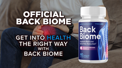 (1 Pack) Back Biome Advanced Probiotic Support Spine & Joints Relief 60 Capsules