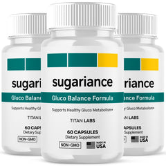 (3 Pack) Sugariance Advanced Blood Health Support Supplement Sugar Riance 180 Capsules