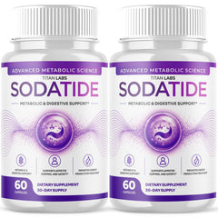 (2 Pack) Sodatide Probiotic Gut Health & Digestive Function Support 120 Capsules