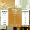 Image of (5 Pack) Vitalis Max Advanced Male Health Support Formula VitalisMax 300 Capsule