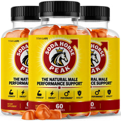 Soda Horse Peak ACV Gummy Advanced Male Health Support SodaHorsePeak 180 Gummies