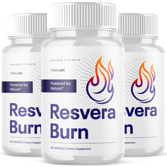 (3 Pack) Resvera Burn Advanced Energy & Fitness Support ResveraBurn 180 Capsules
