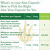 Image of AloeCure Organic Aloe Vera Supplement 160,000mg 60 Capsules - ARMOLEY