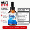 Image of Gluco Aloha Drops Advanced Blood Health Support Formula GlucoAloha 60 Servings