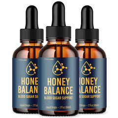 (3 Pack) Honey Balance Drops Blood Health Support Supplement HoneyBalance 90 Servings